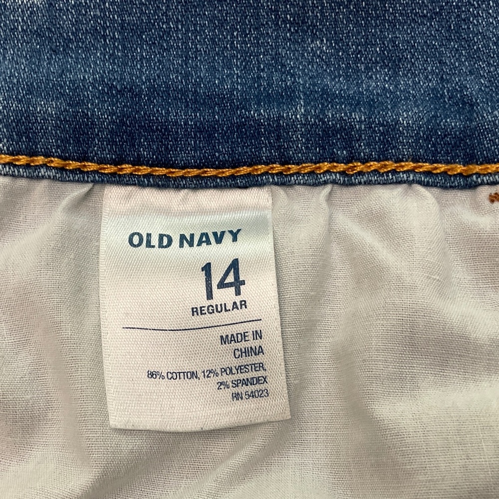 Old Navy Jeans Women’s (or Juniors) Blue Denim with Embroidered Heart Y2K - Picture 13 of 13